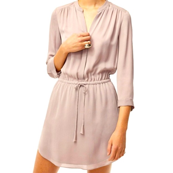 NWOT Babaton Silk Taupe Dress - Picture 1 of 7